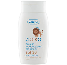 Ziaja Ziajka emulsja wodoodporna do twarzy i ciała dla dzieci SPF30 125ml