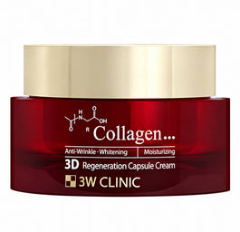 3W Clinic Collagen 3D Regeneration Capsule Cream kapsułkowy krem wygładzający do twarzy 55g