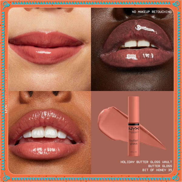 NYX Professional MakeUp Holiday Butter Gloss Vault zestaw błyszczyków 10x8ml