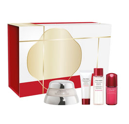 Shiseido Time Fighting Ritual zestaw krem przeciwstarzeniowy 50ml + pianka oczyszczająca 5ml + lotion do twarzy 7ml + serum przeciwstarzeniowe 10ml