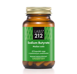 LABS212 Sodium Butyrate maślan sodu suplement diety 60 kapsułek