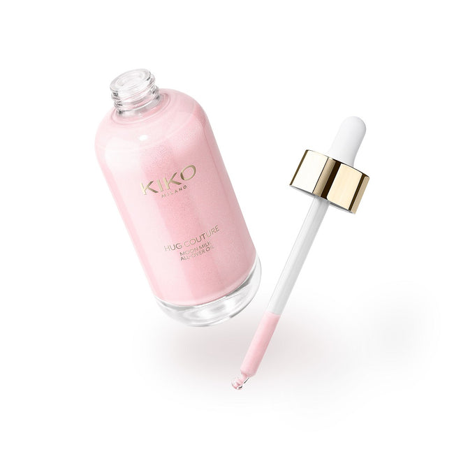 KIKO Milano Hug Couture Moon Milk All-Over Oil nawilżający olejek do twarzy ciała i włosów o rozświetlającym wykończeniu 100ml
