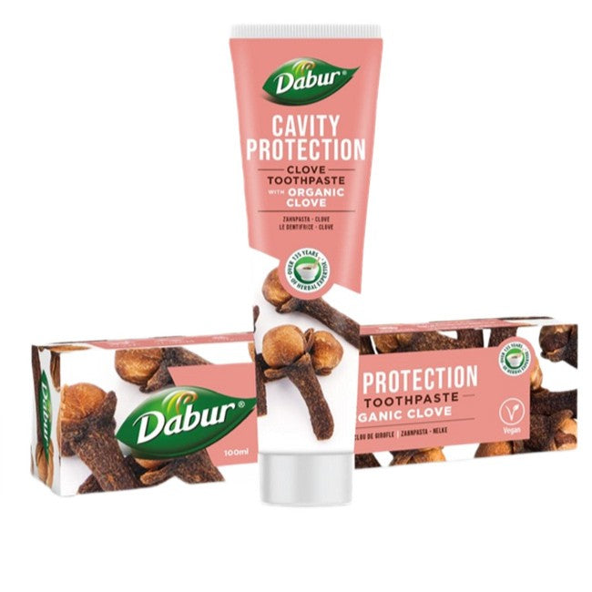 Dabur Cavity Protection Clove Toothapste pasta do zębów z Organicznym Goździkiem 100ml
