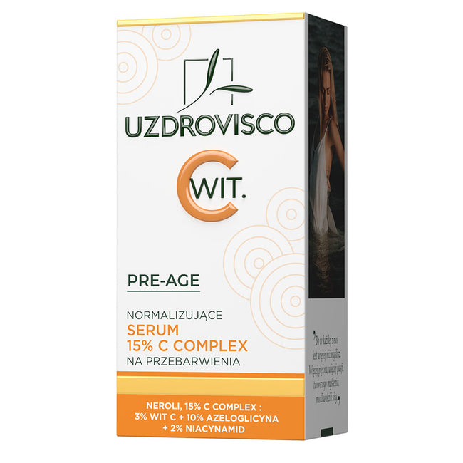 UZDROVISCO Pre-Age normalizujące serum 15% C complex na przebarwienia 30ml