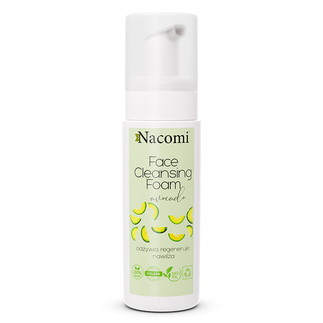 Nacomi Face Cleansing Foam pianka oczyszczająca do twarzy Avocado 150ml