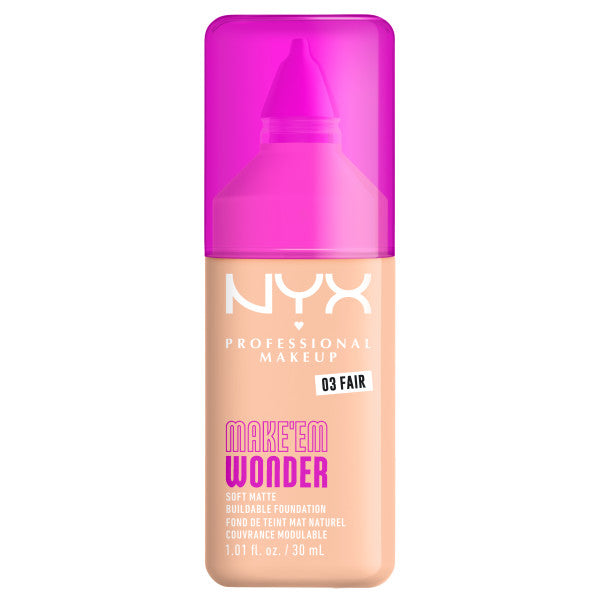 NYX Professional MakeUp Make'Em Wonder podkład do twarzy z długotrwałym kryciem