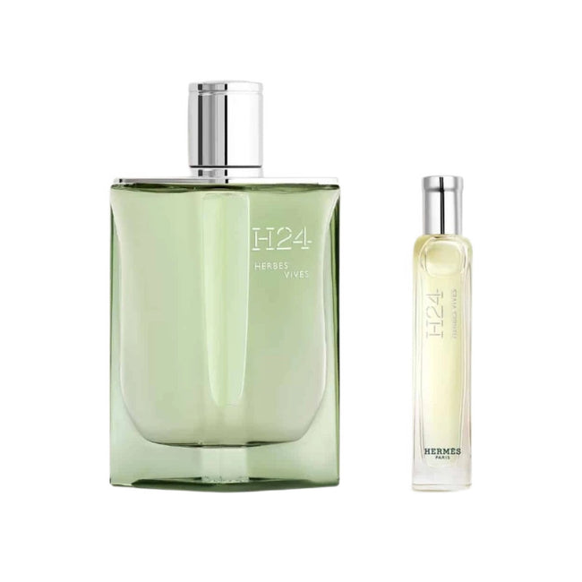 Hermes H24 Herbes Vives zestaw woda perfumowana spray 100ml + woda perfumowana spray 15ml