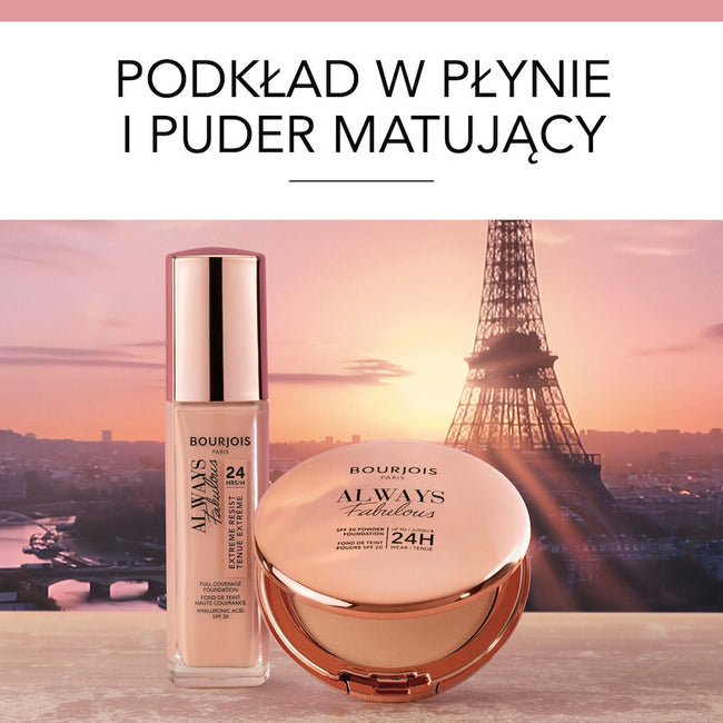 Bourjois Always Fabulous matujący puder w kompakcie z filtrem SPF