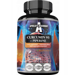 Apollo's Hegemony Curcumin 95 + Piperine suplement diety 120 kapsułek