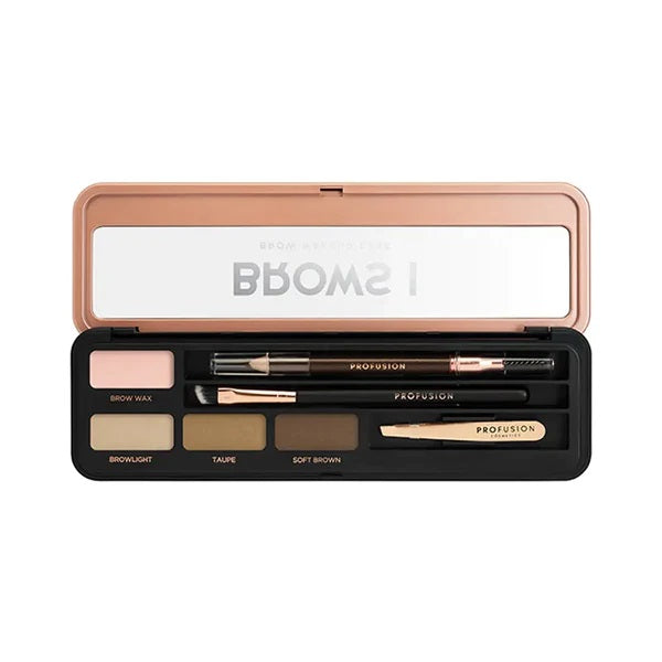 Profusion Makeup Case wielofunkcyjna paletka do makijażu brwi