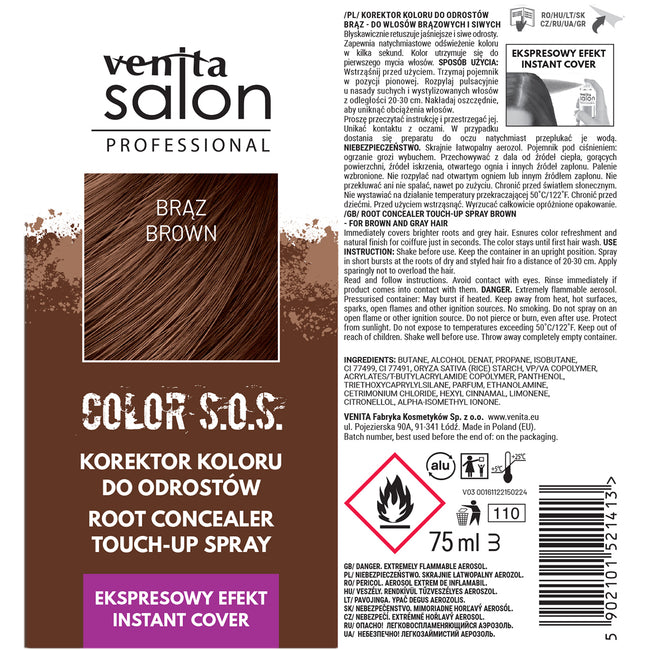 Venita Salon Professional Color S.O.S. korektor koloru do odrostów
