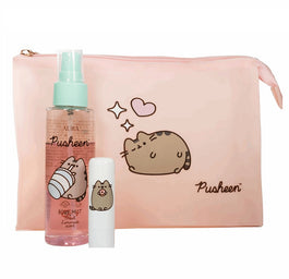 Pusheen Zestaw pielęgnacyjny mgiełka do ciała 100ml + pomadka do ust 3.8g + kosmetyczka