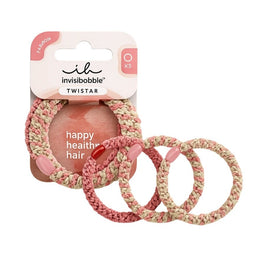 Invisibobble Twistar Fashion gumki do włosów plecione Blush Braids 3szt.