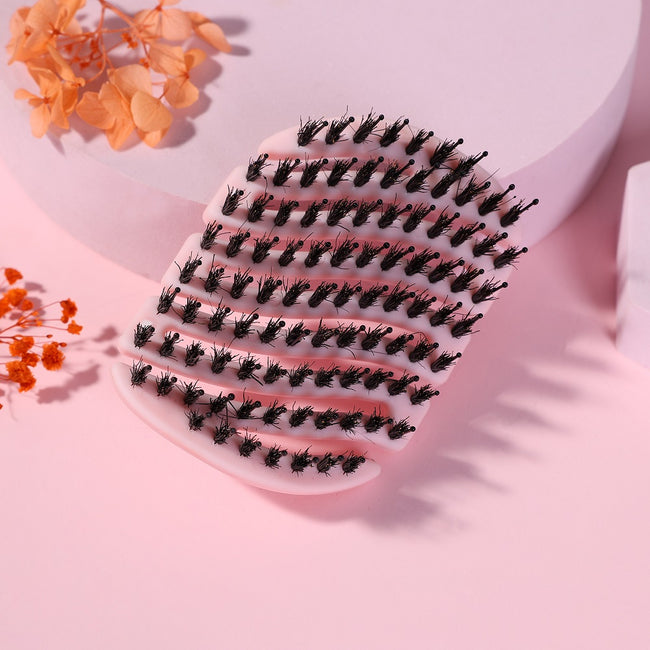 Sister Young Mila Pocket Hair Brush mała szczotka do włosów Pink