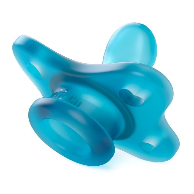 Chicco PhysioForma smoczek silikonowy uspokajający Mini Soft 2-6m Boy 2szt