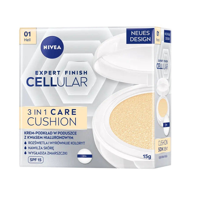 Nivea Expert Finish Cellular 3in1 Care Cushion krem-podkład w poduszce SPF