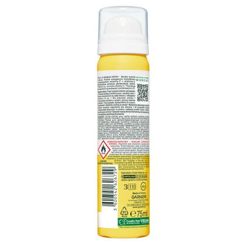 Garnier Vitamin C rozświetlająca mgiełka UV na makijaż z SPF50+ i witaminą C 75ml