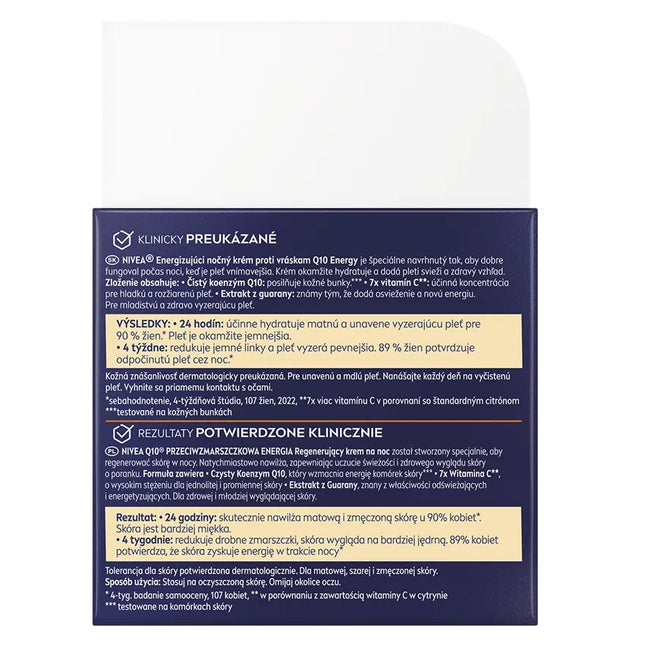 Nivea Q10 Energy regenerujący krem na noc 50ml