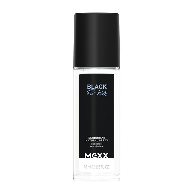 Mexx Black For Him dezodorant w naturalnym sprayu 75ml