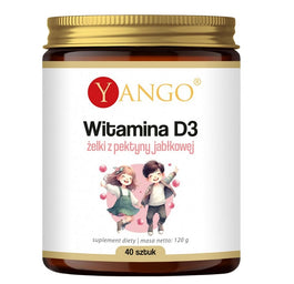 Yango Żelki z witaminą D3 dla dzieci suplement diety 40szt.