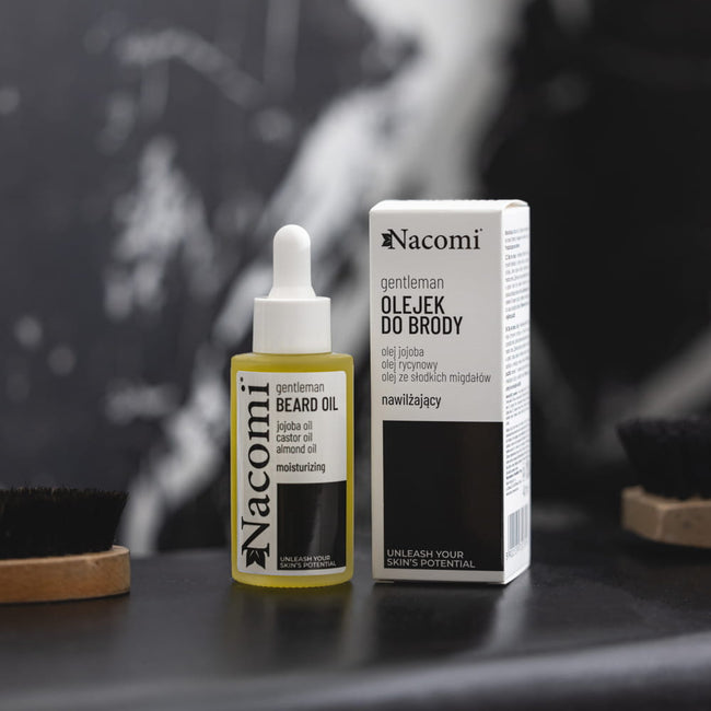 Nacomi Gentleman nawilżający olejek do brody i zarostu 40ml