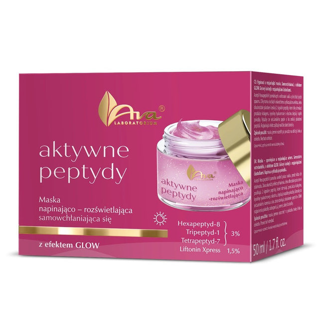 Ava Laboratorium Aktywne Peptydy maska napinająco-rozświetlająca 50ml