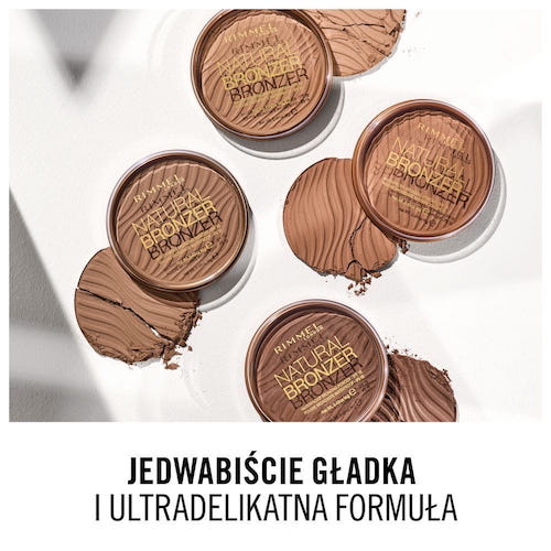 Rimmel Natural Bronzer bronzer do twarzy z rozświetlającymi drobinkami