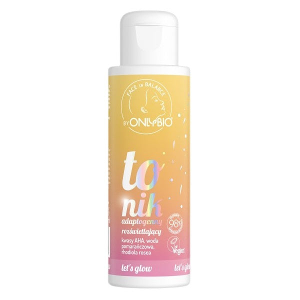 OnlyBio Face in Balance tonik adaptogenny rozświetlający 100ml
