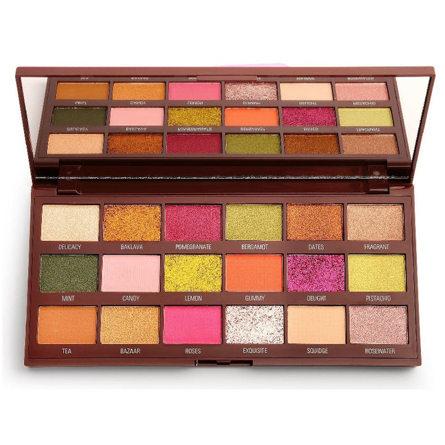 Makeup Revolution I Heart Revolution Chocolate Eyeshadow Palette paleta cieni do powiek Turkish Delight 18g