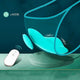 S-HANDE Leaf-RTC dyskretny zdalnie sterowany wibrator typu panty z 9 trybami wibracji Light Blue
