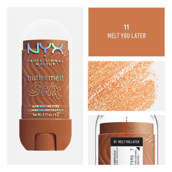 NYX Professional MakeUp Buttermelt Stix rozświetlający sztyft do twarzy