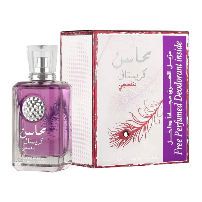 Lattafa Mahasin Crystal Violet woda perfumowana spray