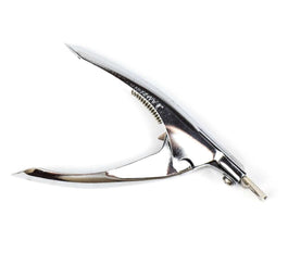 Excellent PRO Gilotyna do tipsów ze stali nierdzewnej bez gumki Srebrna