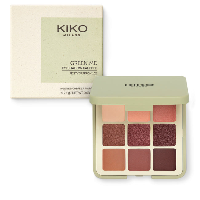 KIKO Milano Green Me Eyeshadow Palette paleta 9 cieni do powiek