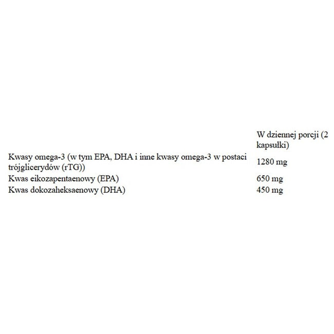 Nordic Naturals Ultimate Omega 1280mg suplement diety 120 kapsułek