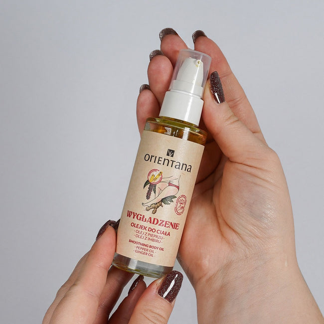 ORIENTANA Wygładzenie olejek do ciała Olej z pieprzu i Olej z imbiru 50ml