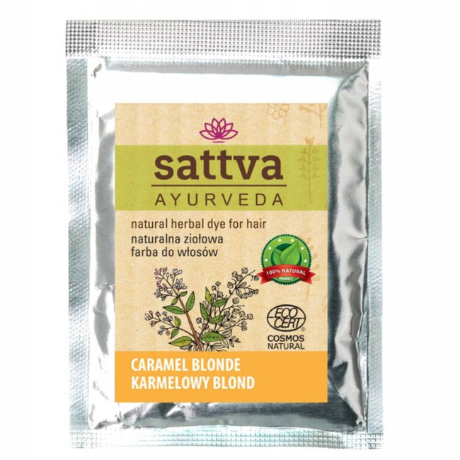 Sattva Natural Herbal Dye for Hair naturalna ziołowa farba do włosów 10g