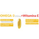 Progress Labs Omega 3 + Witamina E 1000mg No GMO suplement diety 90 kapsułek miękkich