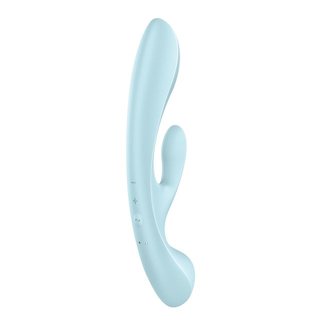Satisfyer Triple Oh wielofunkcyjny wibrator Light Blue