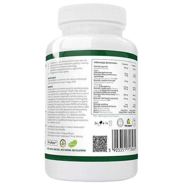 WISH Pharmaceutical Dobry Cukier suplement diety 90 kapsułek
