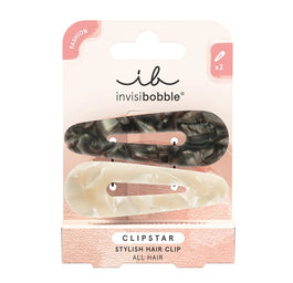 Invisibobble Clipstar Fashion ozdobne spinki do włosów Stylish Hair Clip 2szt