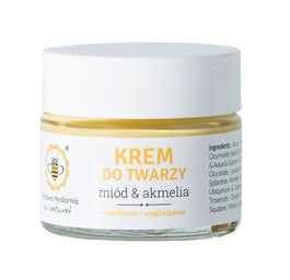 Miodowa Mydlarnia Krem do twarzy Miód i Akmelia 50ml