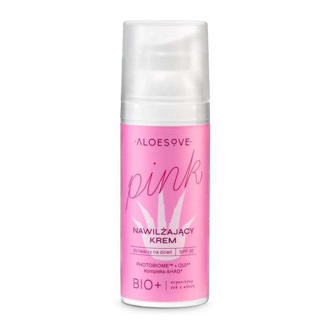 ALOESOVE Pink nawilżający krem do twarzy na dzień SPF30 50ml