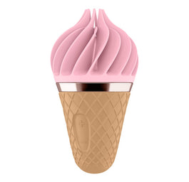 Satisfyer Sweet Treat stymulator łechtaczki w kształcie lodowego rożka Pink