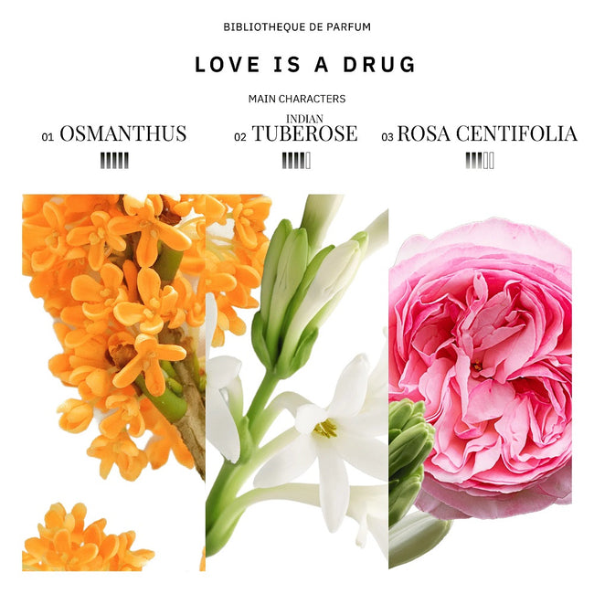 Bibliotheque de Parfum Love is a Drug woda perfumowana spray