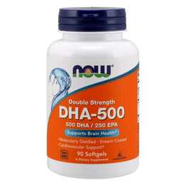 Now Foods DHA-500 Kwasy EPA DHA suplement diety 90 miękkich kapsułek