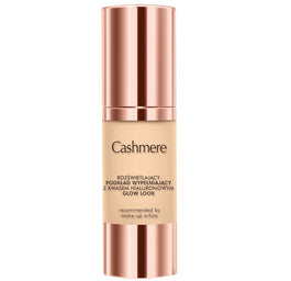 Cashmere Glow Look rozświetlający podkład wypełniający z kwasem hialuronowym