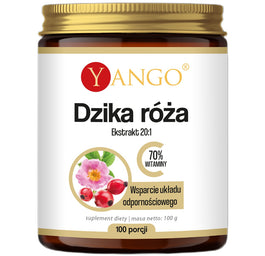 Yango Dzika róża ekstrakt 20:1 suplement diety w proszku 100g