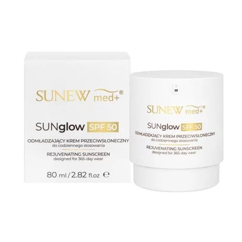 SunewMed+ SUNglow SPF50 Rejuvenating Sunscreen odmładzający krem przeciwsłoneczny 80ml