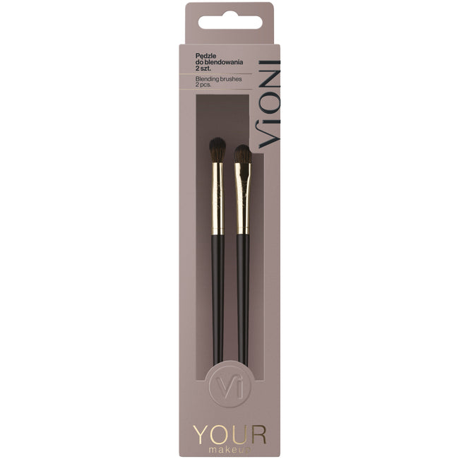 Vioni Your Makeup pędzle do blendowania cieni 2szt.
